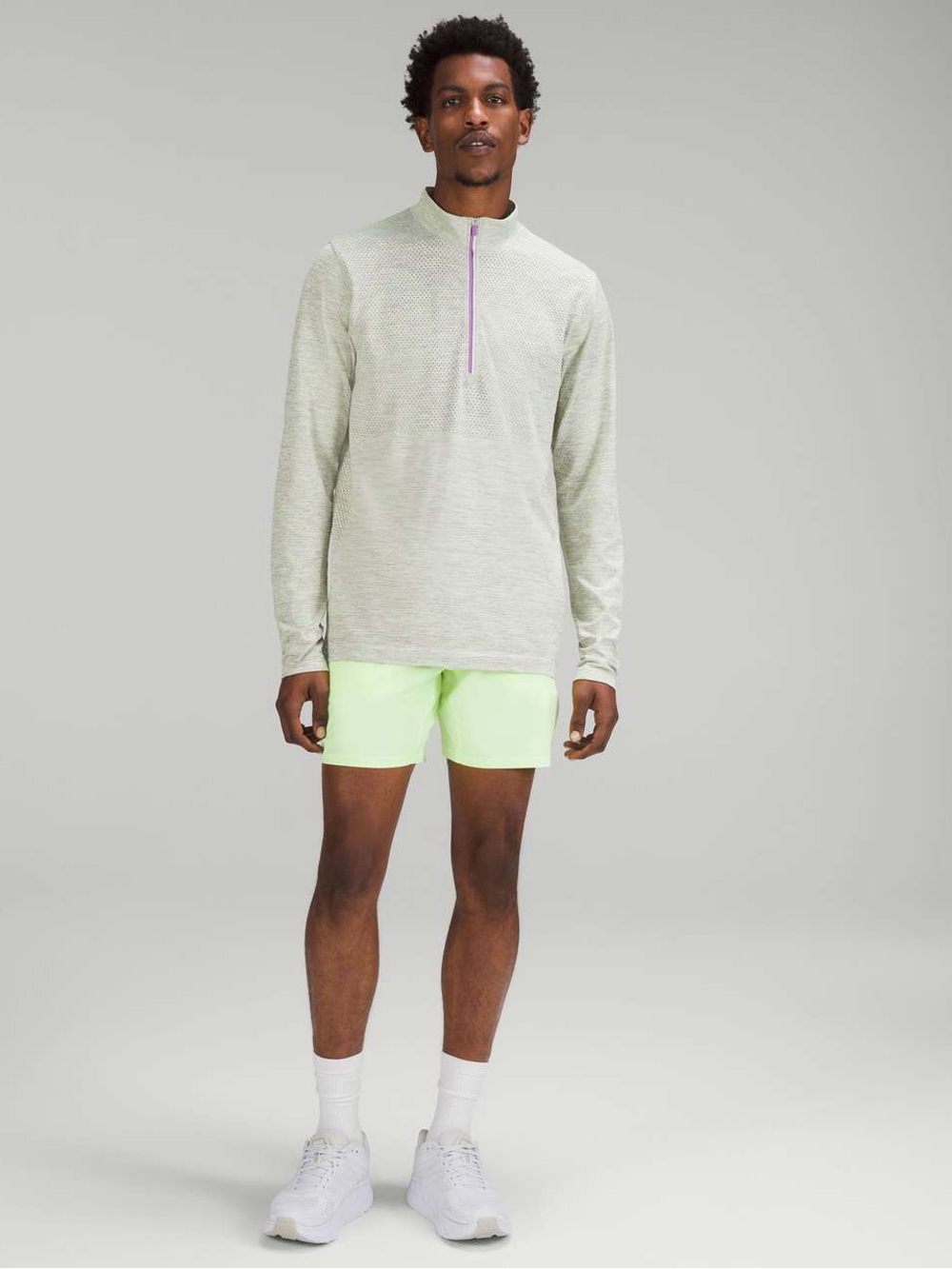 Lululemon Pace Breaker Short *Lined 7" Green Size L